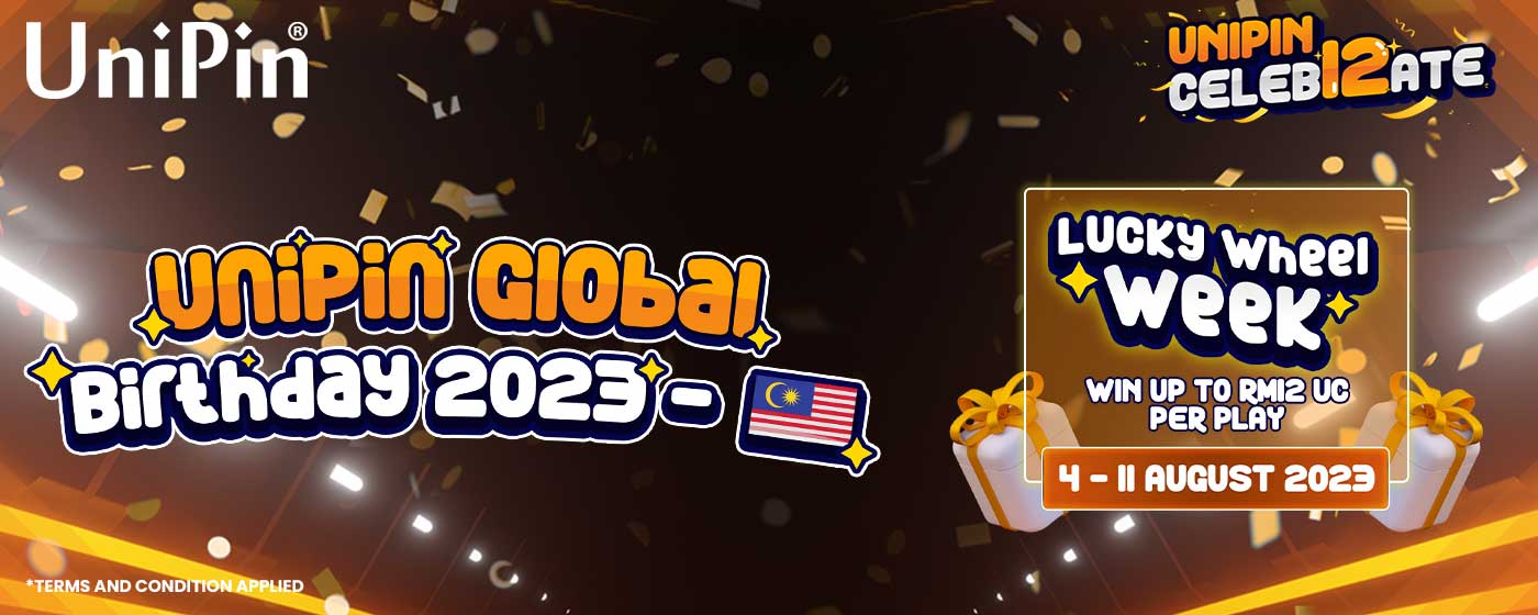 UniPin Global Birthday 2023 - MY​  Lucky Wheel Week